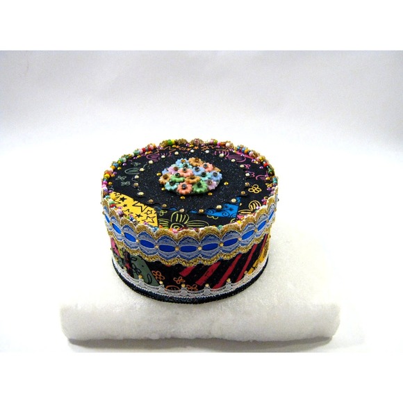 Keepsake Jewelry Trinket Box for Mementos Desk Items w/ Mini Journal + Potpourri - Picture 3 of 16